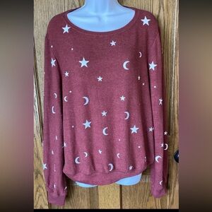 NWT Women’s Wildfox Moon and Stars Sweatshirt
